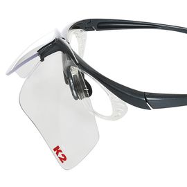K2 Safety Safety Glasses KP-103A (Snow White) – Anti-fog, Anti-scratch, Prescription Lens Compatible